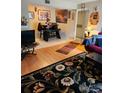 Open living and dining area with wood floors at 5012 Sardis Rd # D, Charlotte, NC 28270