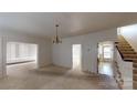 Spacious dining room with views into living room and kitchen at 309 Elm St, Marshville, NC 28103