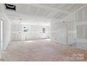 Unfinished kitchen with drywall and plumbing visible at 333 Red Chimney Rd, Statesville, NC 28625