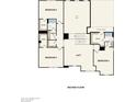 Second floor plan with bedrooms and a loft at 3192 Timber Run Ln, Maiden, NC 28650
