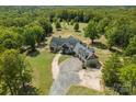 Aerial view of the house, highlighting its location on a spacious lot at 5510 Hoodtown Rd, Sharon, SC 29742