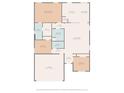 Floor plan of a 3 bedroom, 2 bathroom home at 165 Old Harbor Dr, Mount Gilead, NC 27306