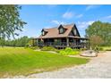 Charming log home on spacious lot with pastoral views at 4796 Dewitt Rd, Blackstock, SC 29014