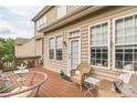 Back deck with seating area, offering a relaxing outdoor space at 878 Treasure Ct, Fort Mill, SC 29708