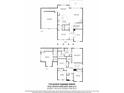 Two-story home floor plan, 2869 sq ft, features Gathering room, kitchen, and four bedrooms at 775 Kathy Dianne Dr, Fort Mill, SC 29707