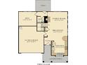 First floor plan showing kitchen, den, and Gathering room at 16835 Cozy Cove Rd, Charlotte, NC 28278