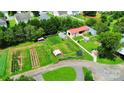Large garden with various plants and structures at 12708 Hamilton Rd, Charlotte, NC 28273