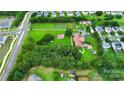 Aerial view showing house and garden at 12708 Hamilton Rd, Charlotte, NC 28273