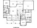 One-story home floor plan featuring 3 bedrooms, 2 baths, and a spacious great room at 12821 Mayes Rd, Huntersville, NC 28078