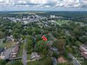 Neighborhood view showing home's location at 424 S College Ave, Newton, NC 28658