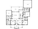 Open floor plan with 3 suites, kitchen island, and large great room at 12817 Mayes Rd, Huntersville, NC 28078