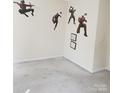 bedroom with superhero wall decals at 4905 Benthaven Ln # 321, Charlotte, NC 28269