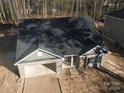 New construction home aerial view showing the home's layout and surrounding landscape at 112 Imperial Way # 2A, Albemarle, NC 28001