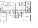 Two-story home floor plan with covered porch, Primary suite, and golf cart garage at 3335 48Th Ne Ave # 13B, Hickory, NC 28601