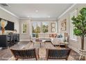Spacious living room with sectional sofa and rug at 3008 Loso Ter # 55, Charlotte, NC 28217