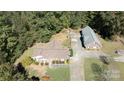 Aerial view of house and detached garage at 3540 Highway 324 Hwy, Rock Hill, SC 29732