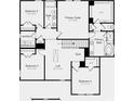 Second floor plan with primary suite, bedrooms, and loft at 1406 Hubert Graham Way, Tega Cay, SC 29708