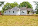 Newly renovated light gray house with stone accents at 2186 W Nc 10 Hwy, Newton, NC 28658