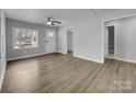 Spacious living room showcasing wood-look floors and neutral wall colors at 728 Jefferson Ave, Rock Hill, SC 29730