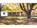 Brick ranch house with covered porch and large yard, great curb appeal at 449 Grassy Knob Rd, Union Grove, NC 28689