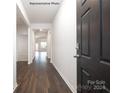Bright and spacious entryway with dark hardwood floors at 8047 Plymouth Dr, Sherrills Ford, NC 28673