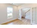 Bright office with hardwood floors and view of the front yard at 2082 Van Buren Rd, Sherrills Ford, NC 28673