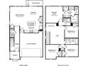 Two-story floor plan with 4 bedrooms, 2.5 baths, and a 2-car garage at 209 Alden Ct, Shelby, NC 28152