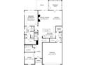 Main floor plan features open concept kitchen, Gathering room, and primary bedroom suite at 885 Exeter Dr, Sherrills Ford, NC 28673