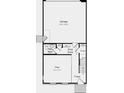 Main floorplan showcasing a garage, flex space, and half bath at 3236 Stelfox St, Charlotte, NC 28262