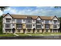 Three-unit townhome building with traditional design and curb appeal at 3236 Stelfox St, Charlotte, NC 28262