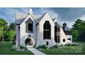 Elegant two-story home with stone exterior at 8015 Litaker Manor Ct, Charlotte, NC 28270