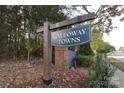 Community entrance sign for Galloway Towns at 1909 Galloway Rd # Lot 46, Charlotte, NC 28262