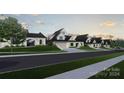Row of luxury homes with attached garages at 519 Winding Way # 5, Belmont, NC 28012