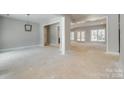 Open concept dining area with views into the great room and kitchen at 636 Edwards Rd, Fort Lawn, SC 29714