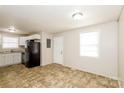 Updated kitchen with white cabinets and black appliances at 974 Sylvia Cir, Rock Hill, SC 29730