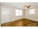 Bright living room featuring hardwood floors and large windows at 974 Sylvia Cir, Rock Hill, SC 29730