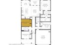 1510 sq ft 3 bed 2 bath house plan, with covered patio and 2-car garage at 1054 Bull Dog Ln, Wingate, NC 28174