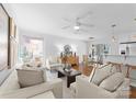 Bright living room with hardwood floors and neutral decor at 5115 Furman Pl, Charlotte, NC 28210