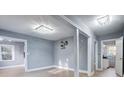 Light and airy living room with hardwood floors and neutral walls at 3703 Margaret Wallace Rd, Matthews, NC 28105
