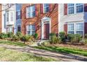 Townhome entrance with brick and siding exterior at 14446 Reese Blvd # 12, Huntersville, NC 28078