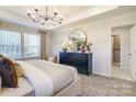 Spacious main bedroom with large windows and dresser at 2109 Bayou Trace Dr # Lot 11, Charlotte, NC 28262