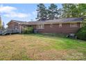 Brick ranch house with deck and large backyard at 4620 Sherrills Ford Rd, Salisbury, NC 28147