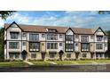 Modern townhome community with attractive exteriors at 505 Annie Lowery Way, Davidson, NC 28036