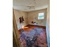 Bedroom with hardwood floors, damaged walls, and ceiling at 934 Pebble Rd, Rock Hill, SC 29730