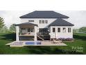 Home with pool, deck, and patio furniture in the backyard at 0 S Potter Rd # 1A, Waxhaw, NC 28173