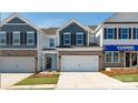 Two-story townhome with stone and siding exterior at 4225 Steel Way, Sherrills Ford, NC 28673