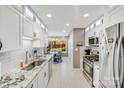 Updated kitchen featuring granite countertops and stainless steel appliances at 12619 Ivey Creek Dr, Charlotte, NC 28273