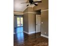 Bright bedroom with hardwood floors and access to a deck at 2617 Plantation Way, Albemarle, NC 28001