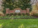 Brick entrance sign for the Rozzelles Landing community at 2711 Rozzelles Landing Dr, Charlotte, NC 28214