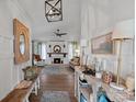 Bright and spacious entryway with views to living room and fireplace at 12128 Robins Nest Ln, Charlotte, NC 28269